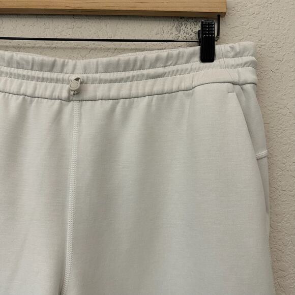 LULULEMON Softstreme Pants Ivory Cropped Relaxed Straight High Rise - Picture 4 of 14